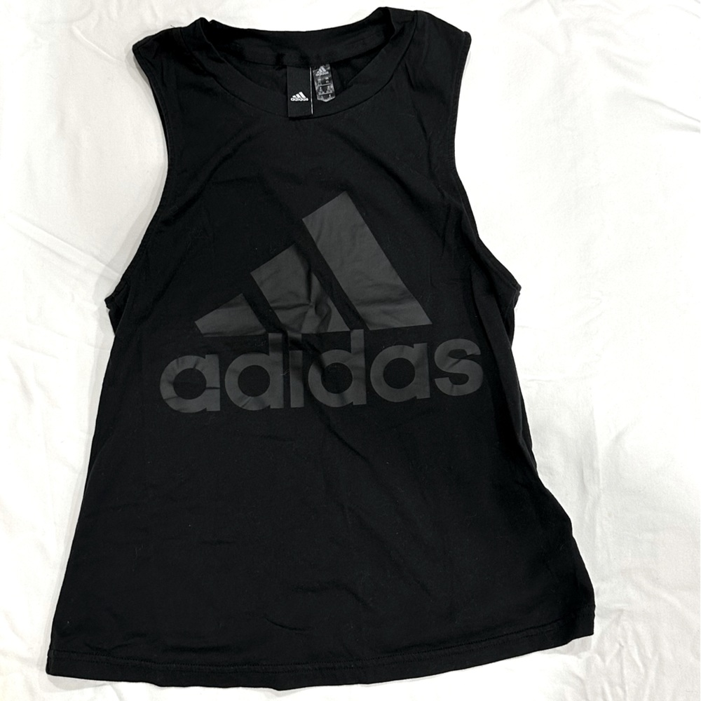 Adidas high neck black workout shirt